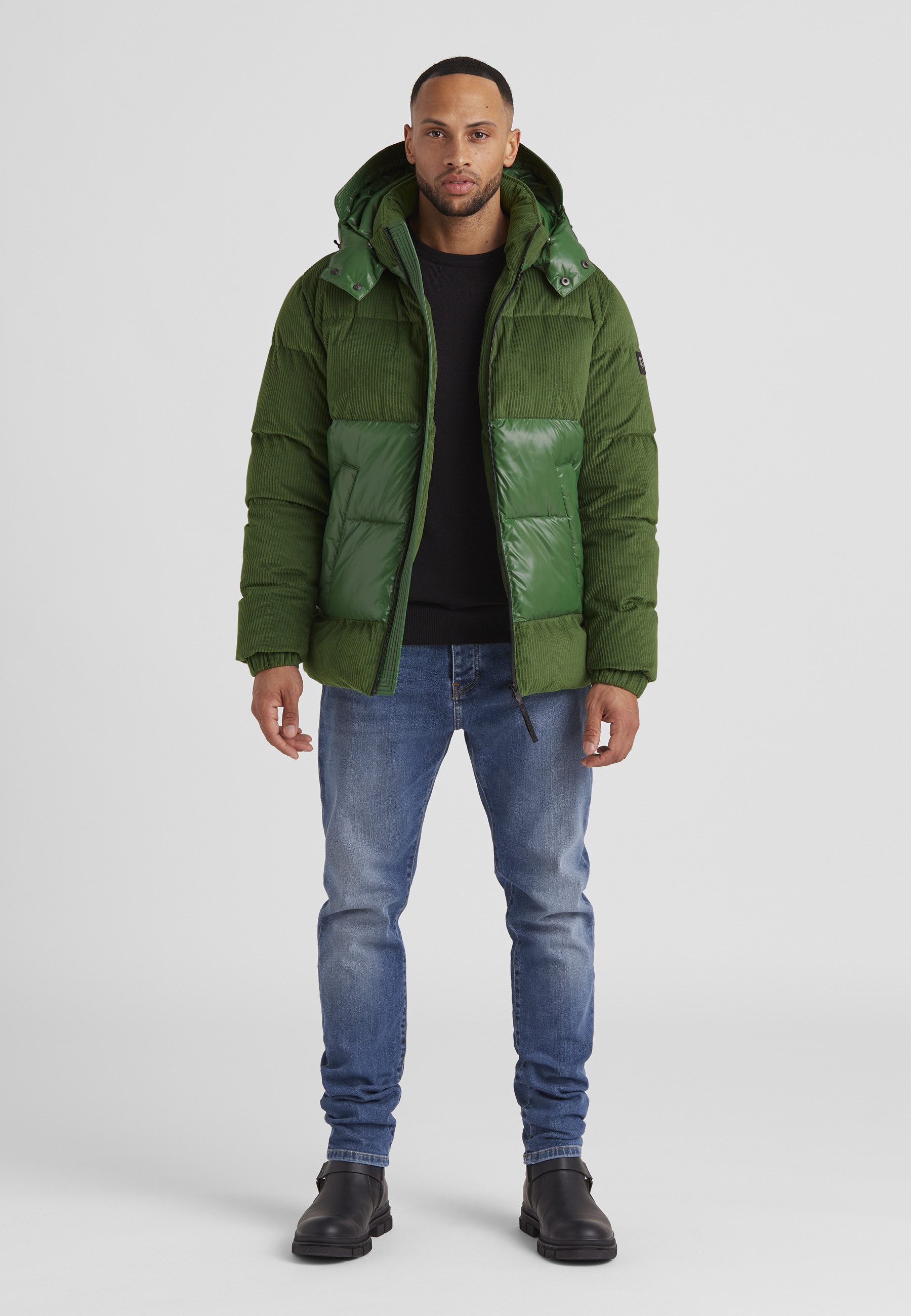 Milestone Steppjacke MSNaples mit Logo Badge günstig online kaufen