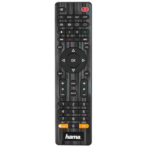 Hama Universal Ersatzfernbedienung f. 4 Geräte (z.B. TV,DVD) 10m Reichweite Universal-Fernbedienung