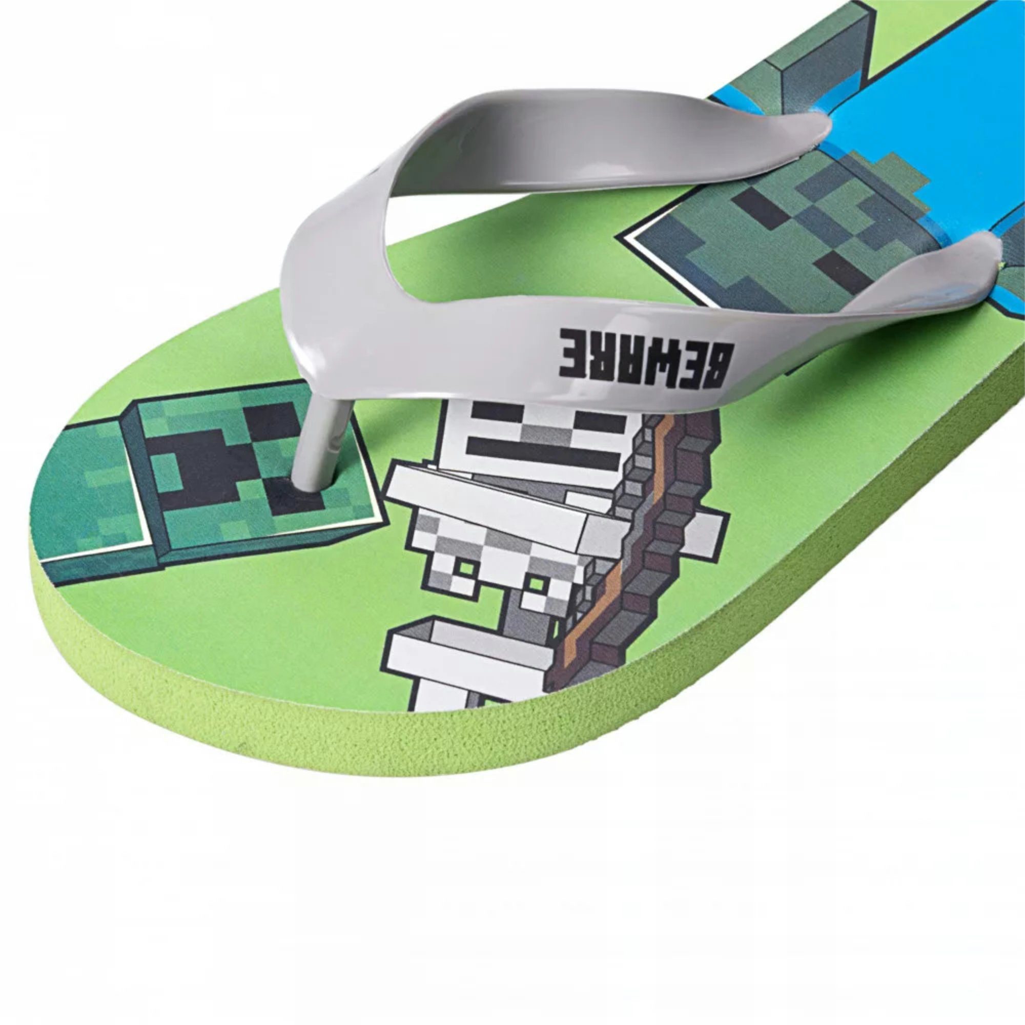 Minecraft Minecraft Zombie Jungen Latschen Zehentrenner Gr. 29 bis 38