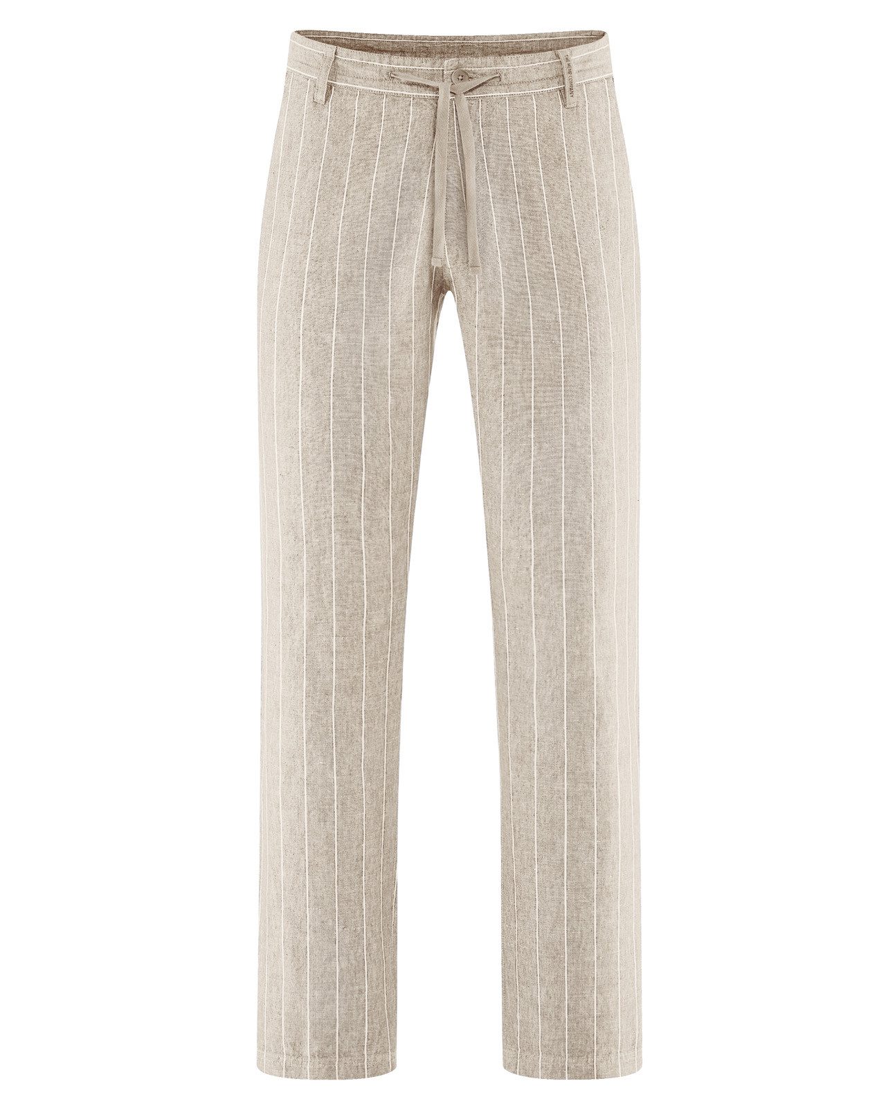 HempAge Leinenhose DH598 Gestreifte Männerhose