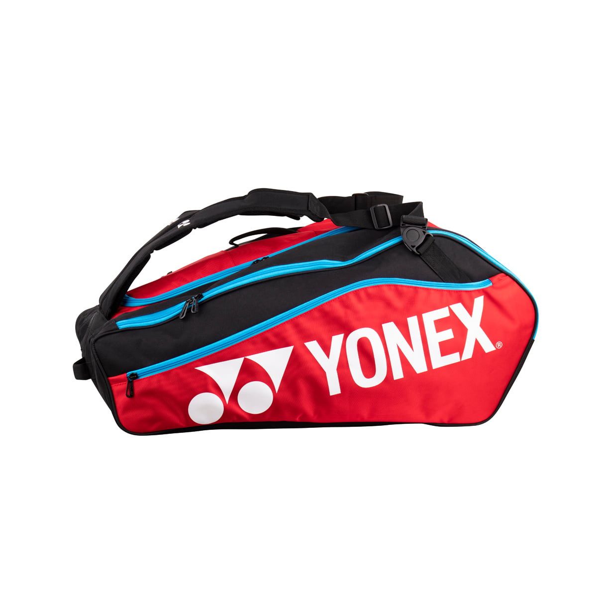 Yonex Sporttasche Racketbag Club Line (Schlägertasche, 3 Hauptfächer) #23 rot 12er