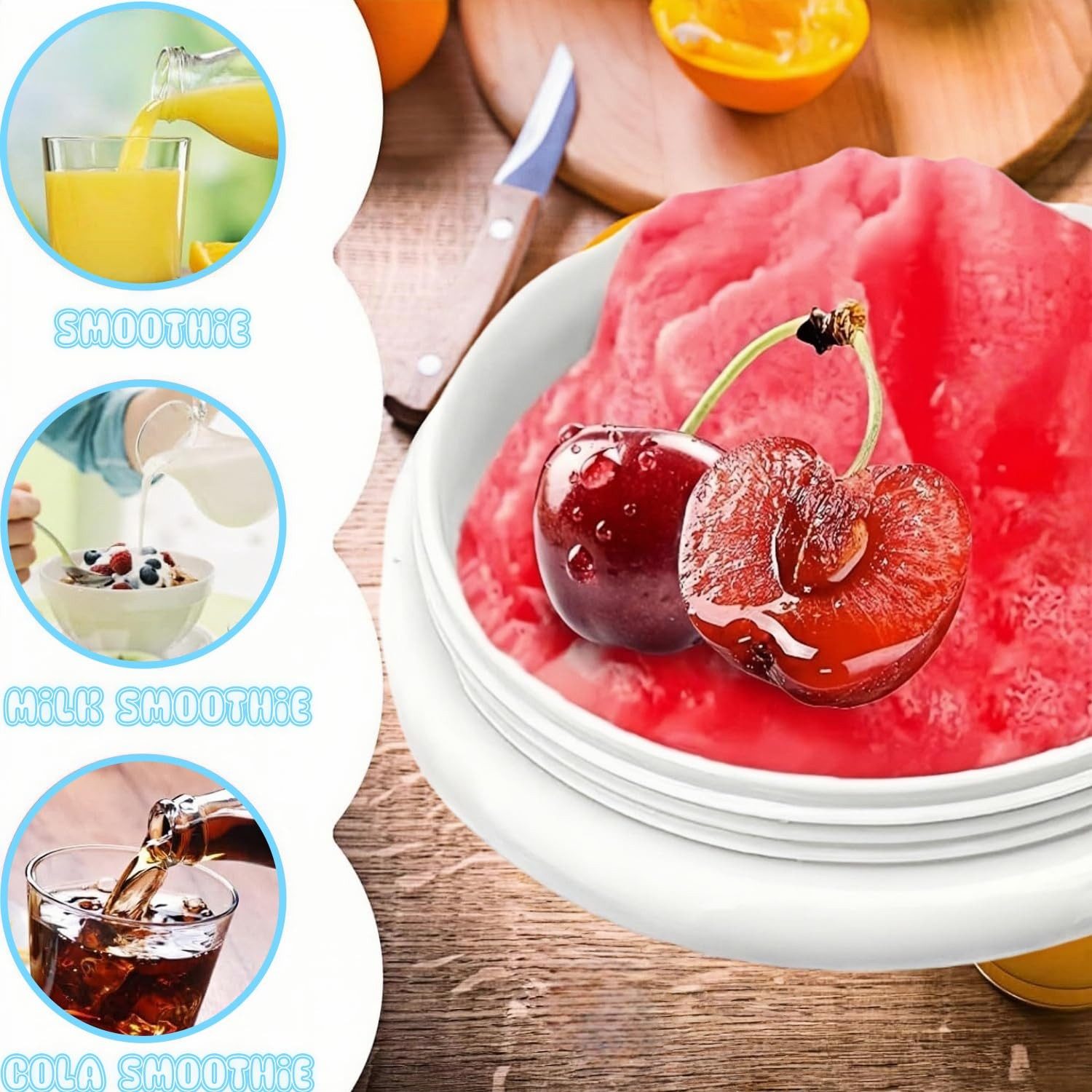 Bundviel Smoothie-Maker Slush Eis Becher Eis Maker Eisbecher Slushy Frozen Magic