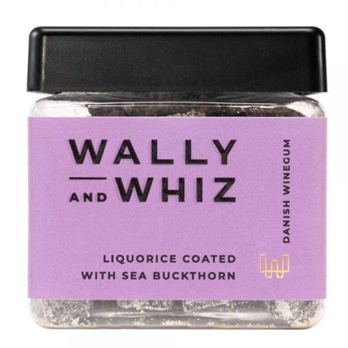 Wally & Whiz Süßigkeit Lakritz umhüllt von Sanddorn (140g)