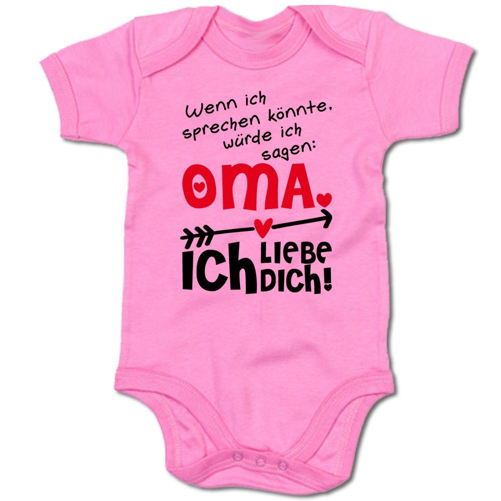 Kurzarmbody Wenn ich sprechen könnte, würde ich sagen: Oma, ich liebe Dich!