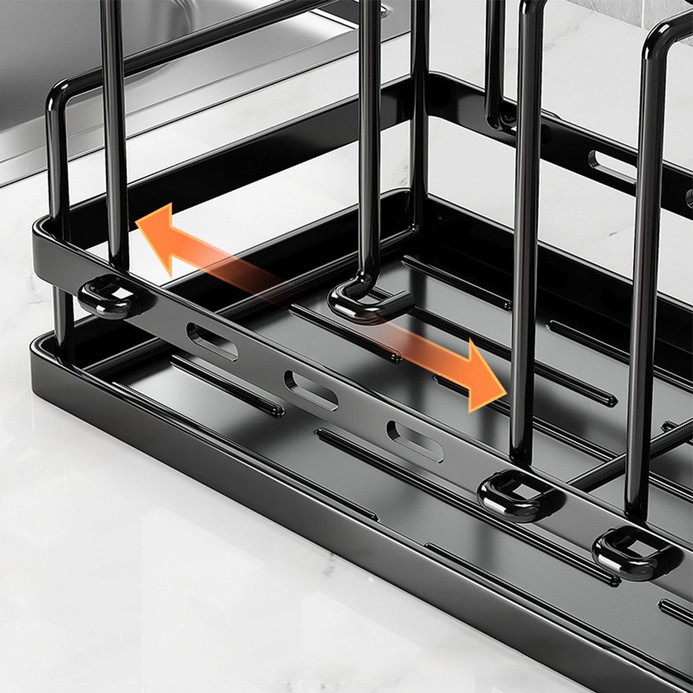 GarveeMore Küchenorganizer-Set 2PCS Carbon Stahl Geschirr Trocknungsgestell günstig online kaufen