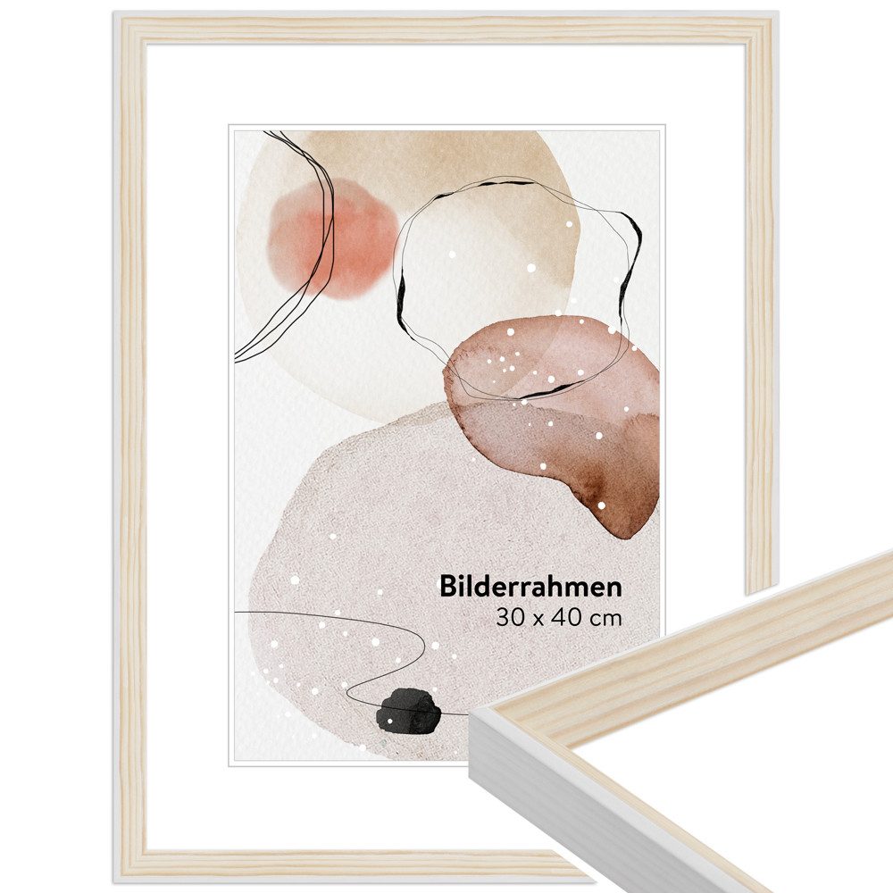 WANDStyle Bilderrahmen H080, Natur, aus Massivholz günstig online kaufen