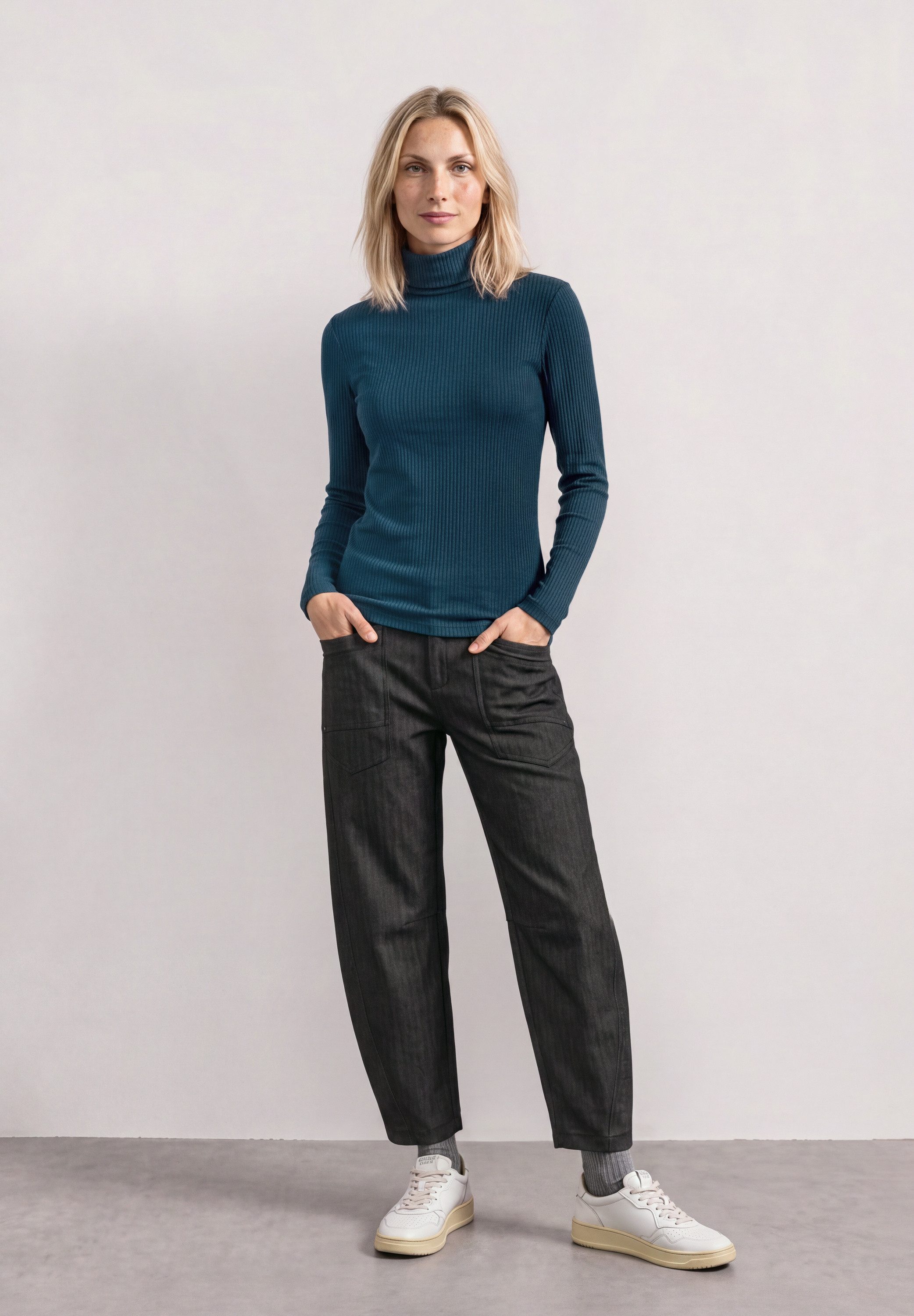 STREET ONE Langarmshirt im soften Baumwoll-Mix – Bild 3 von 5