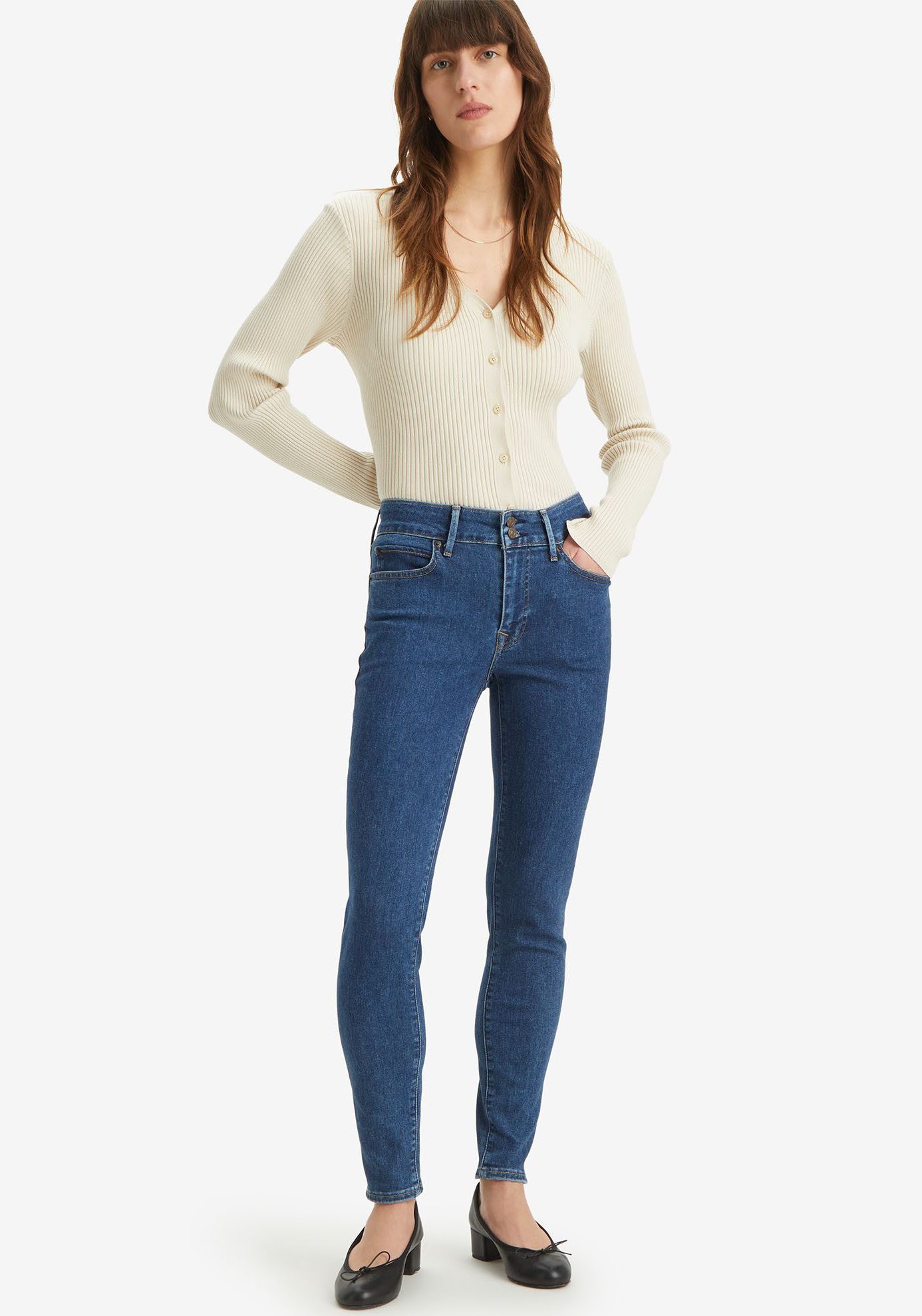 Levi's® Röhrenjeans 711 DOUBLE BUTTON günstig online kaufen