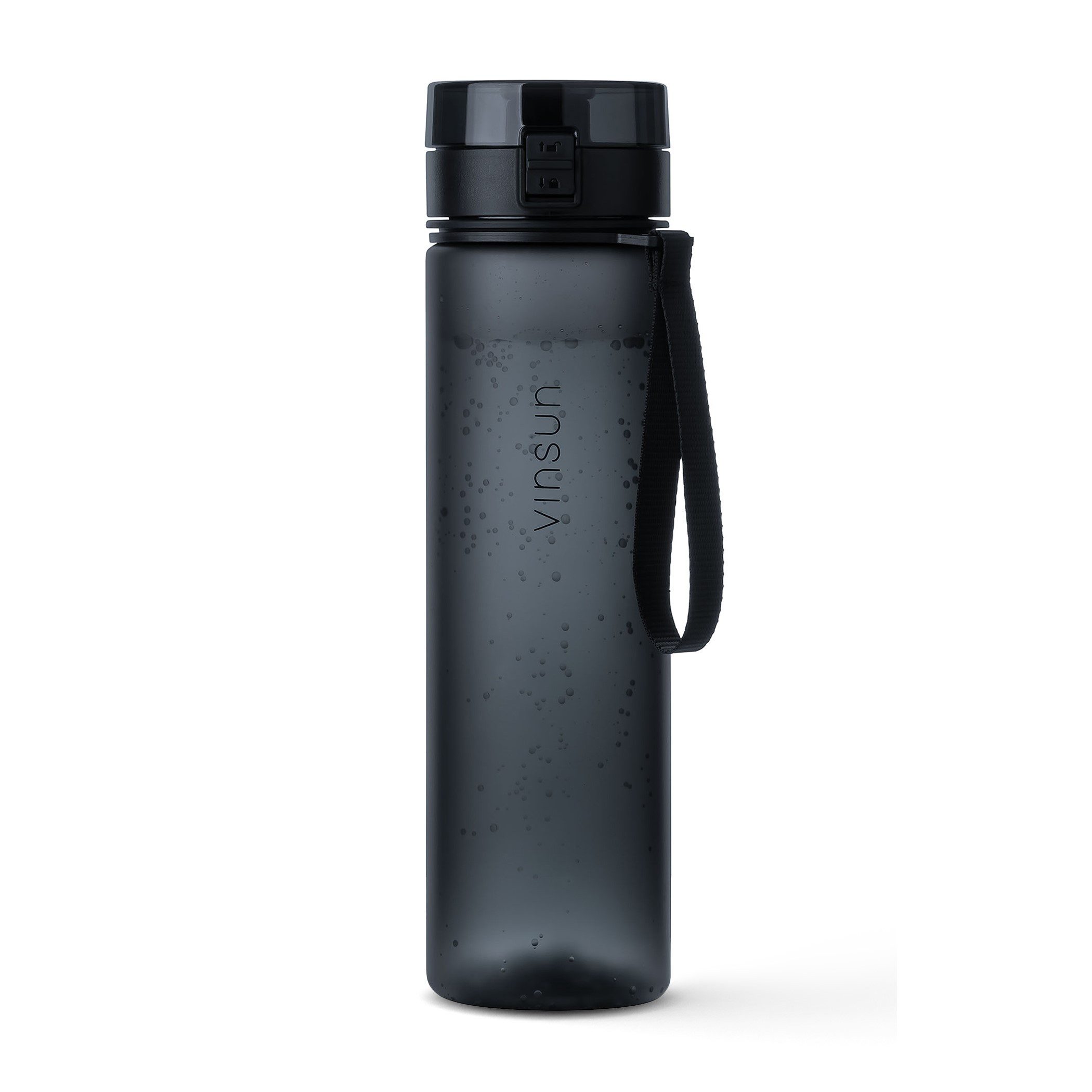Trinkflasche Tritan Sportflasche 1L - Wasserflasche BPA frei & Kohlensäure geeignet