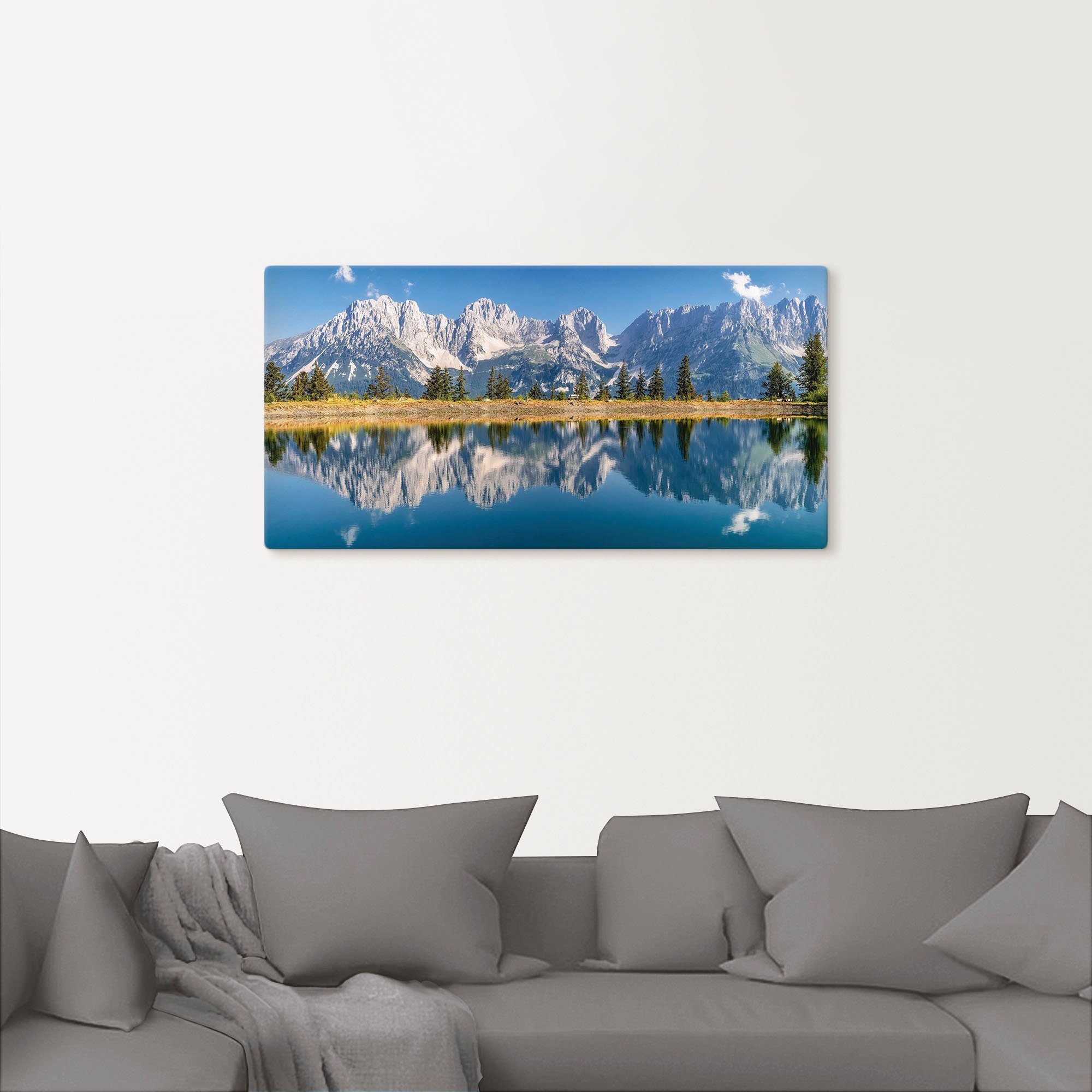 Artland Wandbild Kaisergebirge Tirol, Berge & Alpenbilder (1 St), als Alubild, Leinwandbild, Poster in verschied. Größen