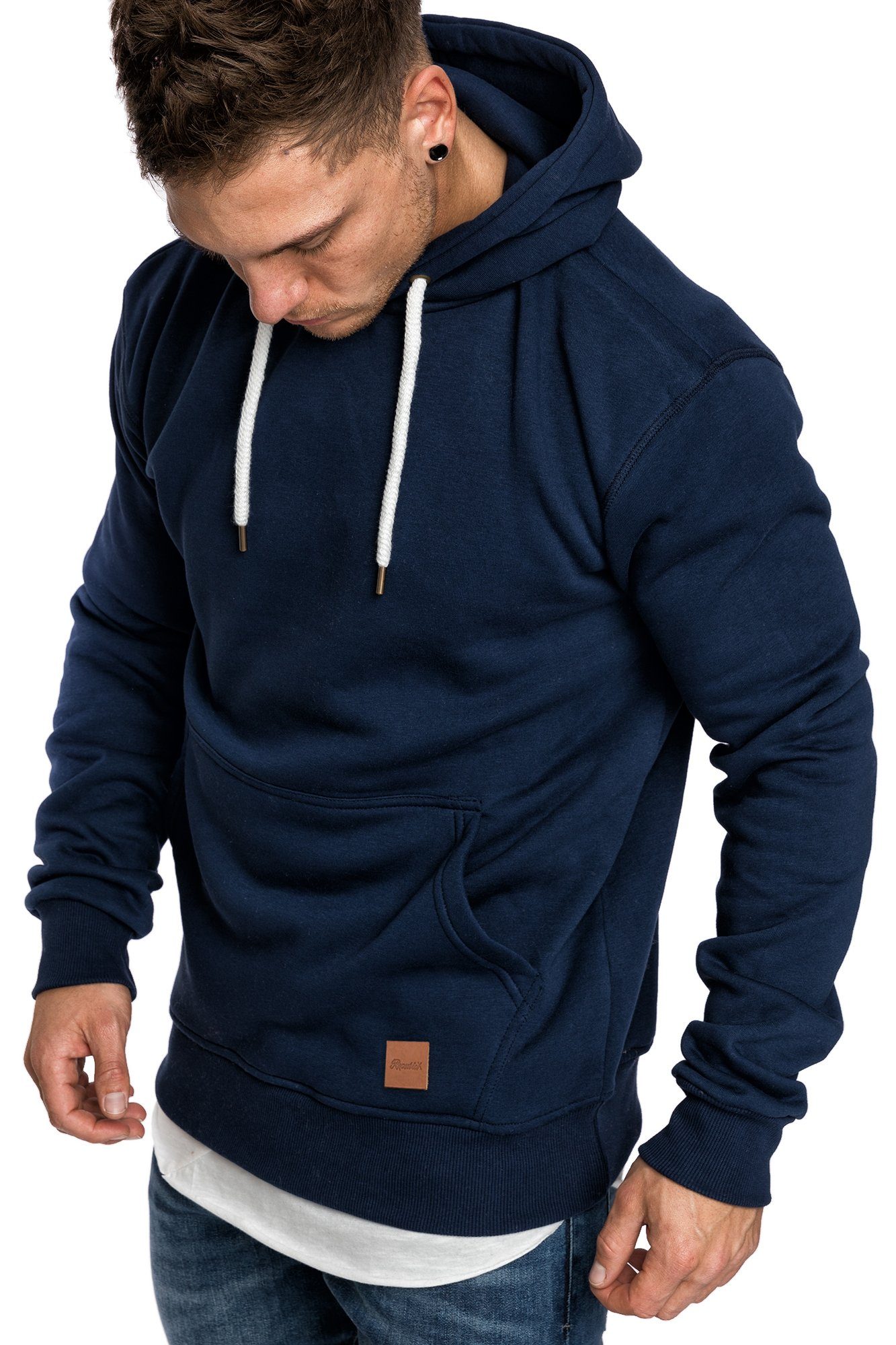 REPUBLIX Sweatshirt GRIFFIN Herren Basic Kapuzenpullover Hoodie günstig online kaufen