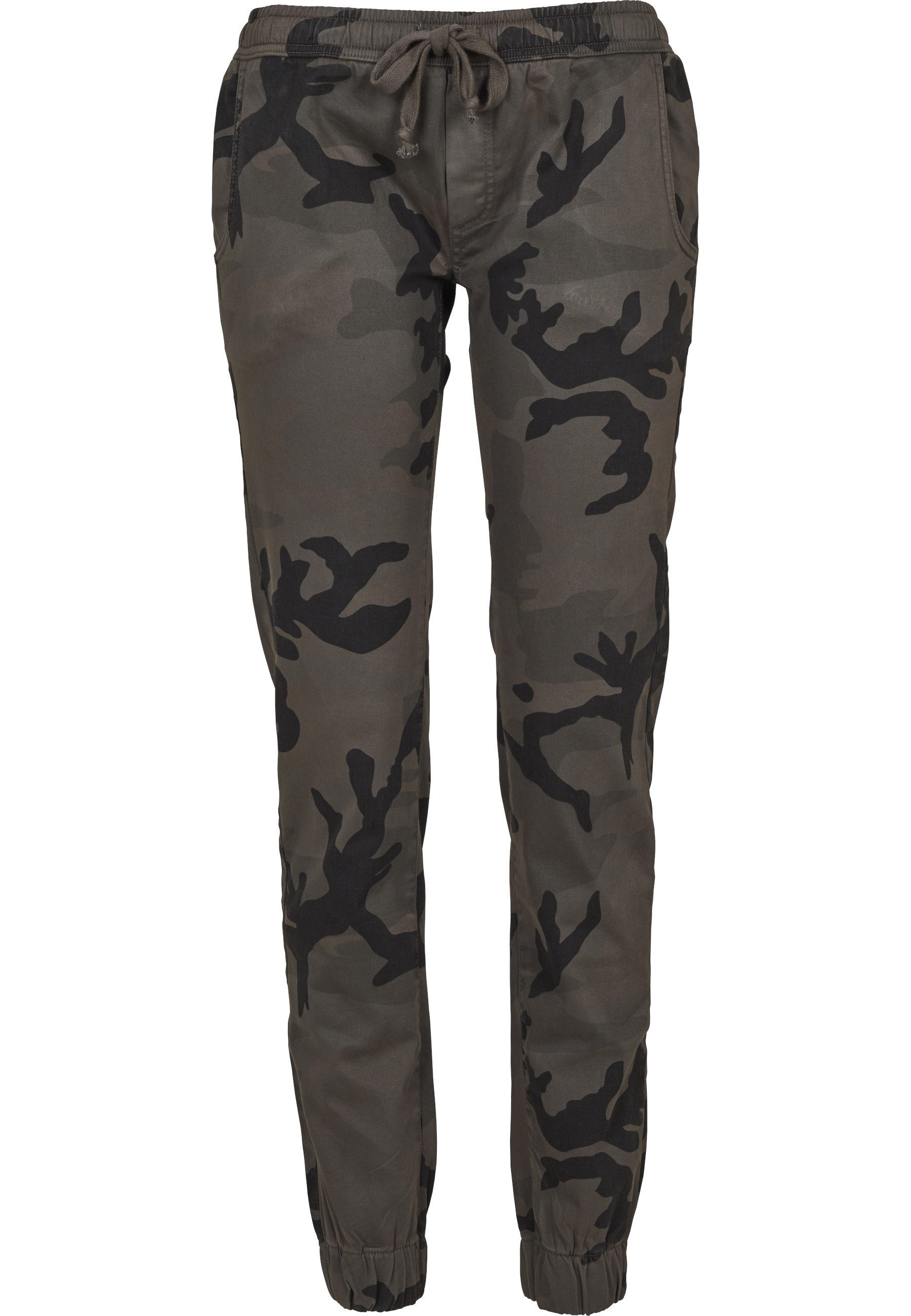 URBAN CLASSICS Cargohose Urban Classics Damen Ladies Camo Jogging Pants (1-tlg)