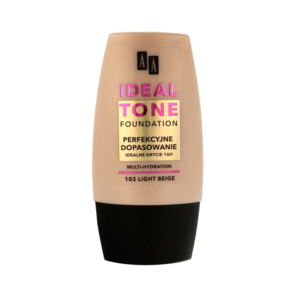 aa-design Foundation AA Ideal Tone Foundation Gesichtsgrundierung 103 Light Beige