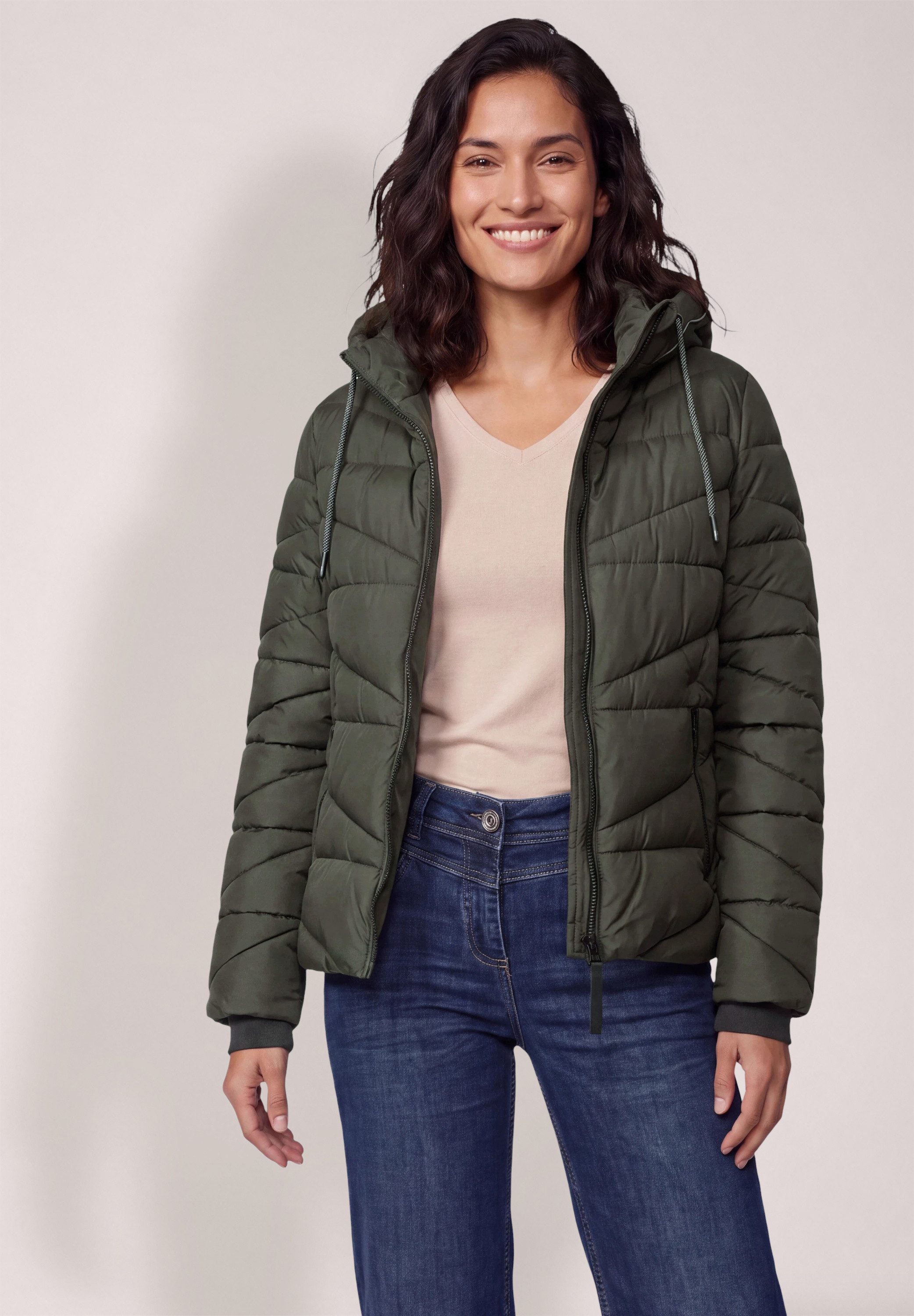 CECIL Steppjacke mit Kapuze