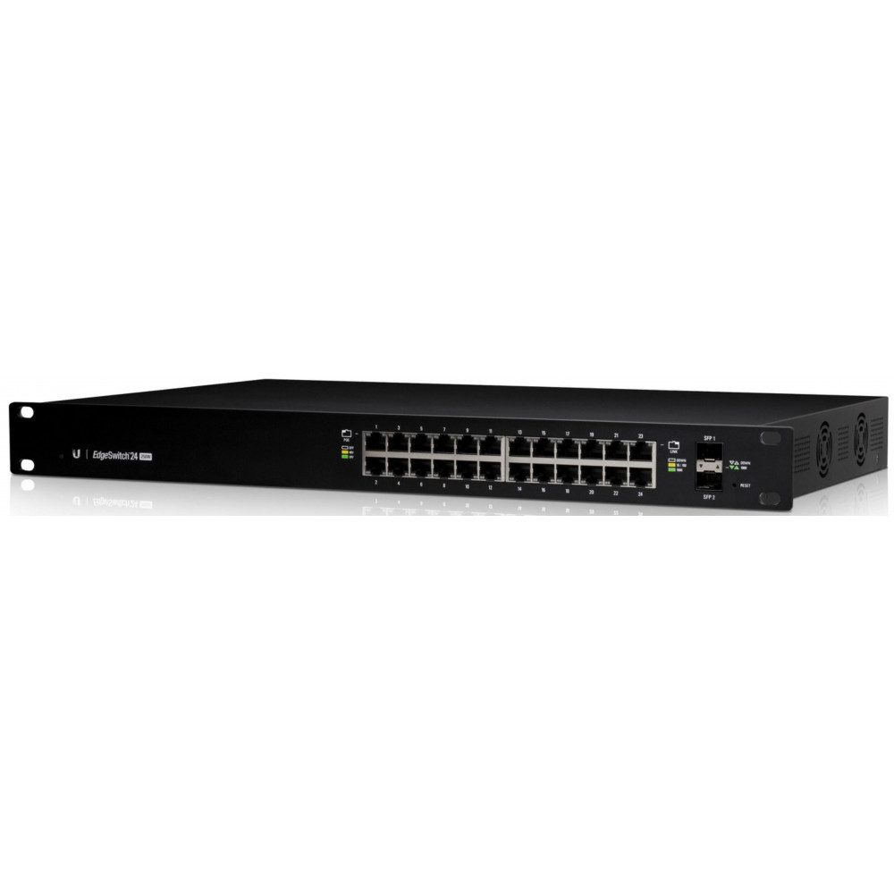 ES-24-250W - 24-Port Layer-2 Switch - mit 250W PoE Leistung - schwarz Netzwerk-Switch