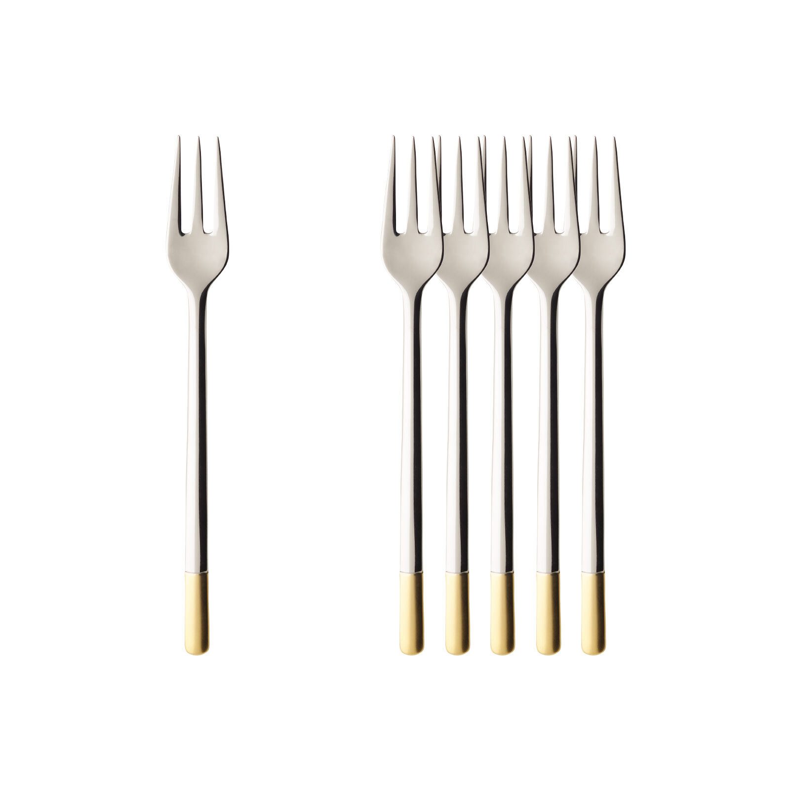 Villeroy & Boch Kuchengabel Ella Kuchengabeln 15,9 cm 6er Set (6 Stück)