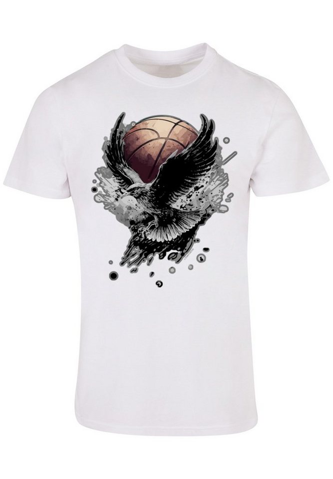F4NT4STIC T-Shirt Basketball Adler Print, Sehr weicher Baumwollstoff mit  hohem Tragekomfort