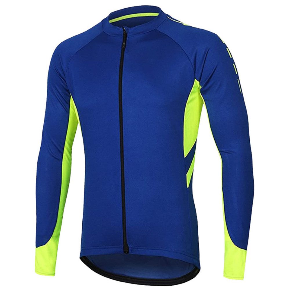Radtrikot Langärmlige Fahrradbekleidung für Herren