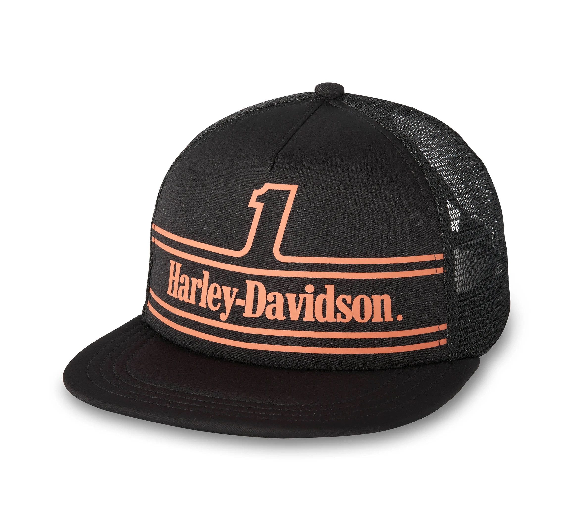 HARLEY-DAVIDSON Baseball Cap Unisex #1 Racing Trucker Cappy Biker Kappe Mot günstig online kaufen