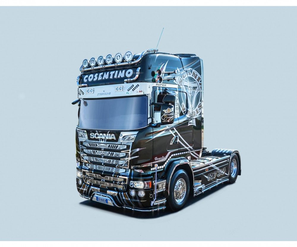 Italeri Modellbausatz Italeri 1:24 SCANIA R730 Streamline S Plastik Modellbau Baukasten