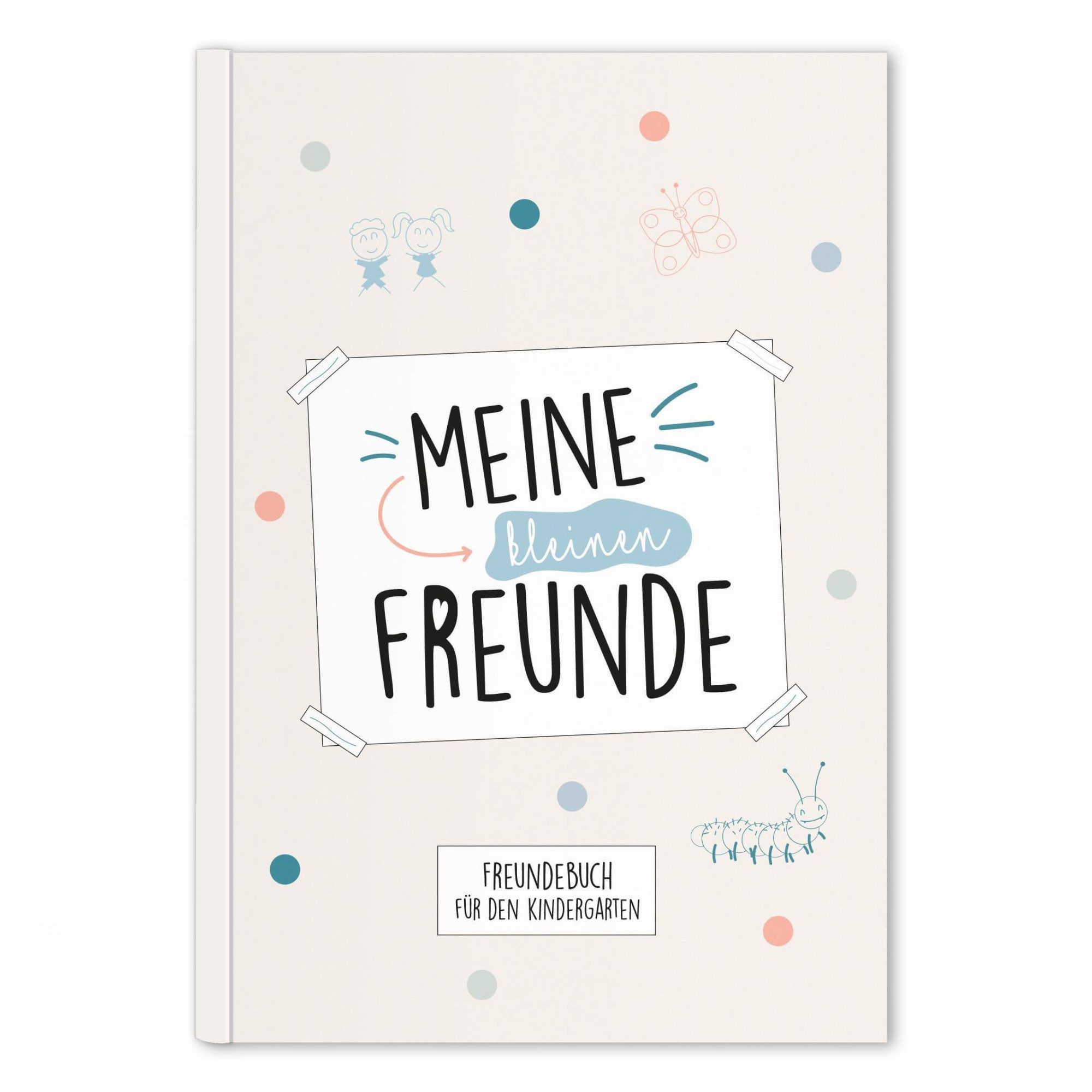CUPCAKES & KISSES Freundebuch Kindergartenfreundebuch zum Ausfüllen