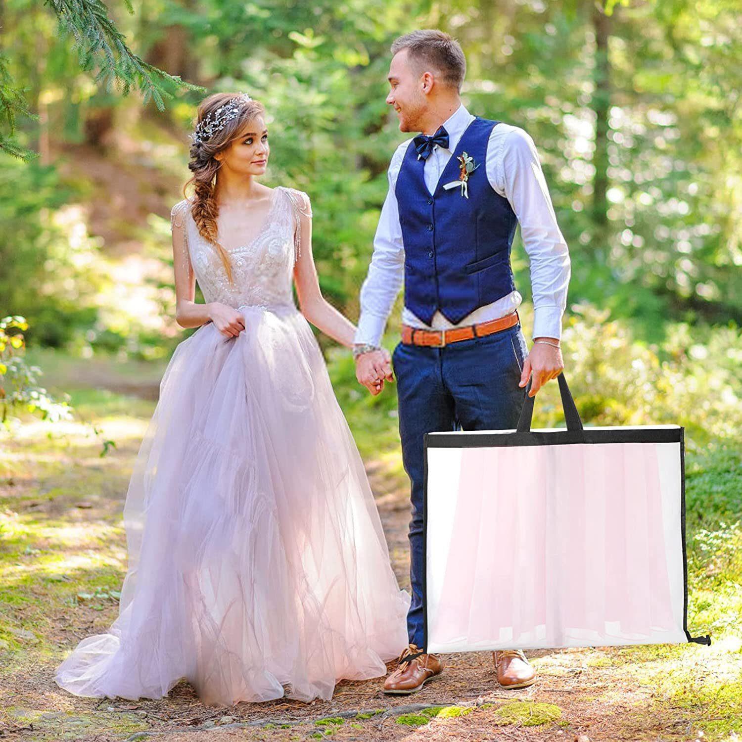 180cm Kleidersack Kleidersäcke Hochzeitskleid Brautkleider Anzüge Schutz In Rosa 