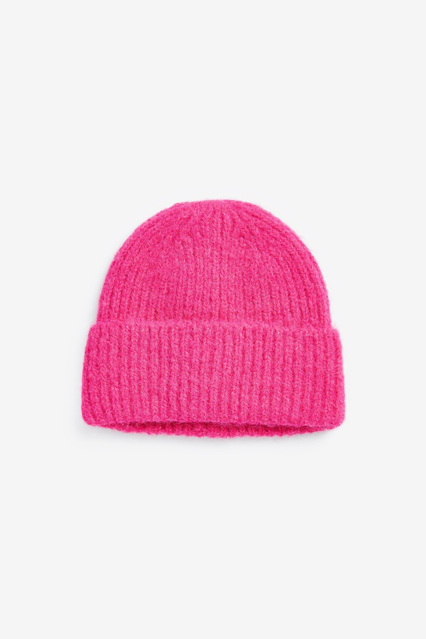 Next Beanie (1-St) Strickmütze Pink