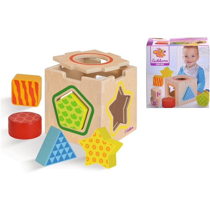 Eichhorn Steckspielzeug Color Steckbox aus Holz