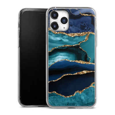 DeinDesign Handyhülle Marmor Trends Glitzer Look, Apple iPhone 11 Pro Slim Case Silikon Hülle Ultra Dünn Schutzhülle