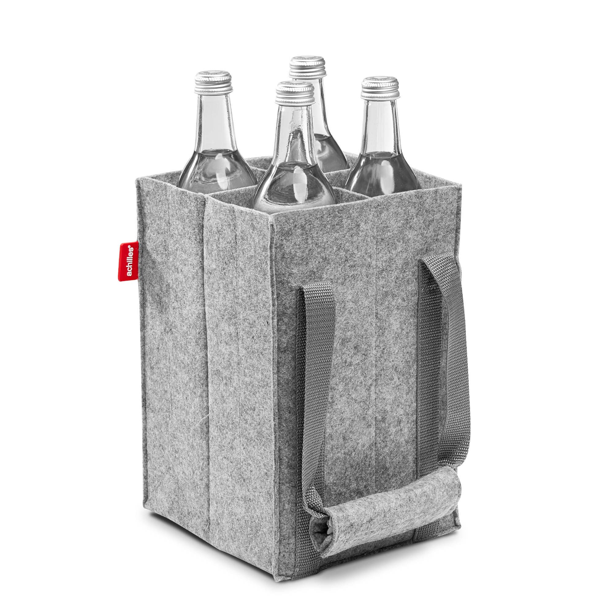 achilles Flaschenkorb Flaschentasche mit 4 Fächer, Auch für 1,5 Liter Flasc günstig online kaufen