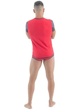 Geronimo T-Shirt Erotic Push or Zipp T-Shirt Red XL (Baumwolle)