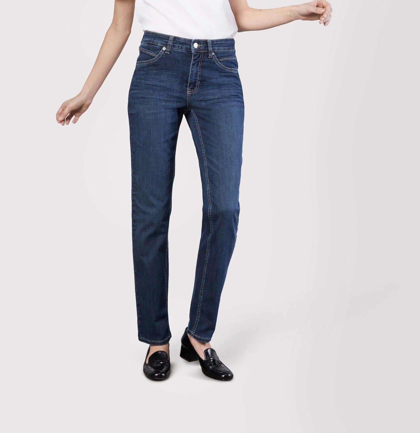 MAC Regular-fit-Jeans MELANIE, new basic wash