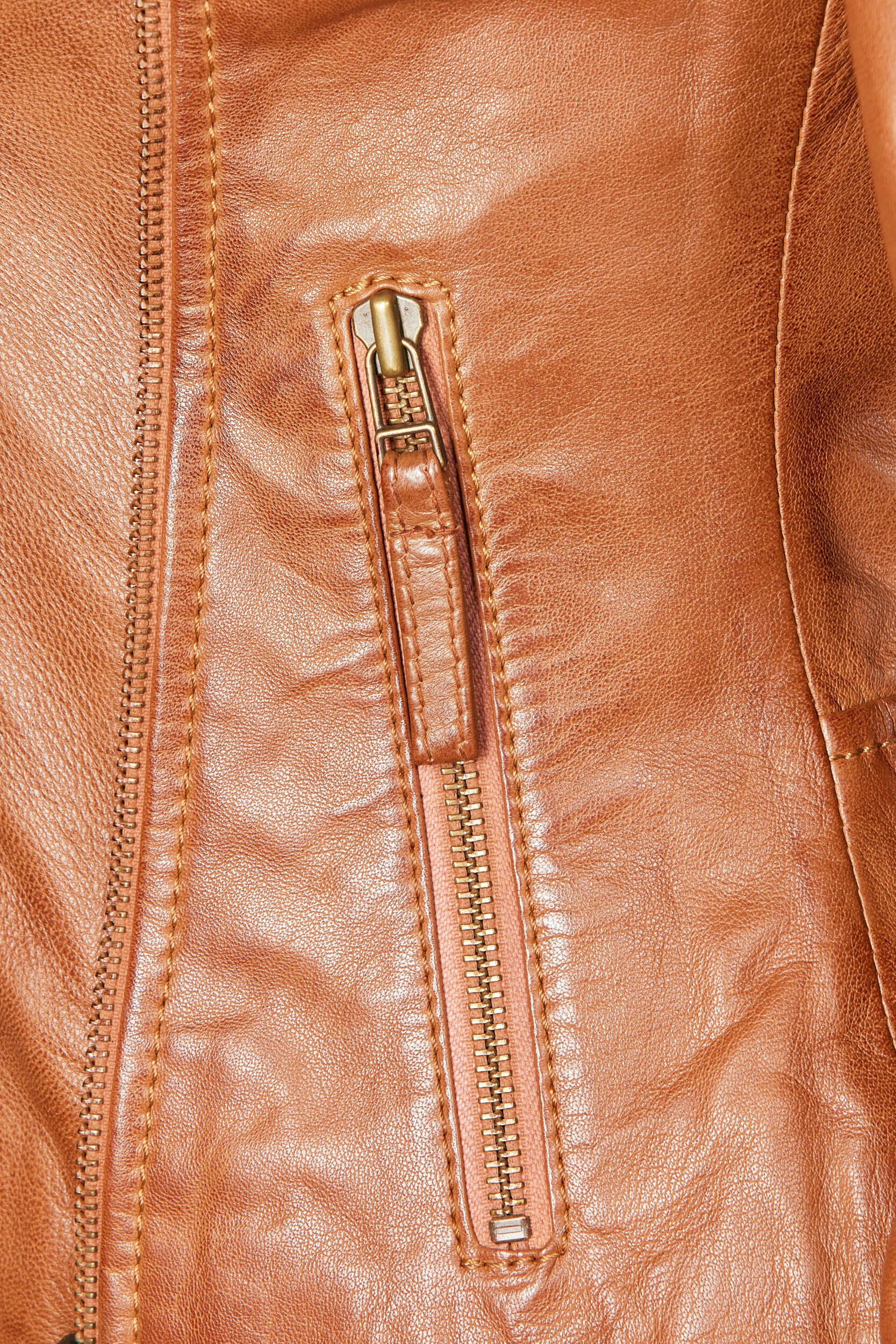 Apple of Eden Lederjacke AOE-114 (1-St) aus weichem Leder