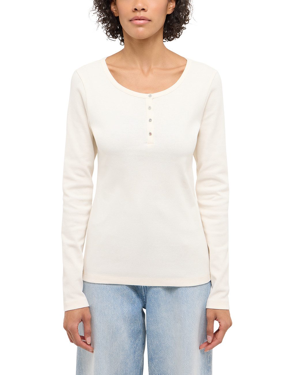 MUSTANG Langarmshirt Damen Style Hope