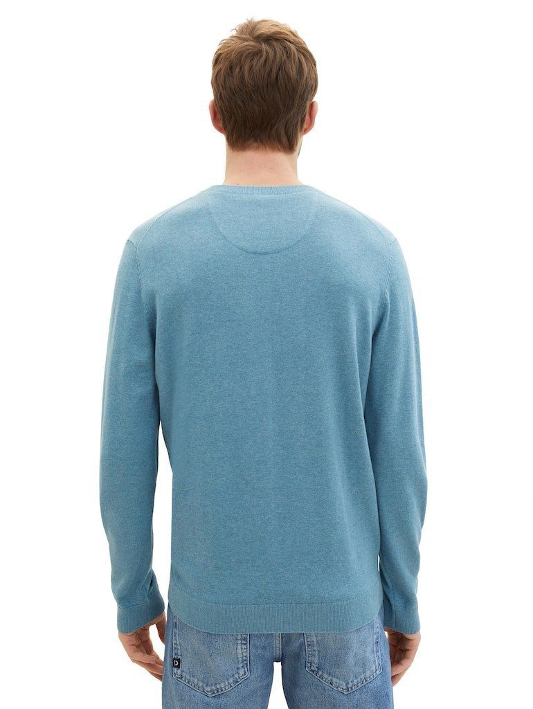 Tom Tailor Herren Rundhals Pullover BASIC CREWNECK KNIT - Relaxed Fit günstig online kaufen