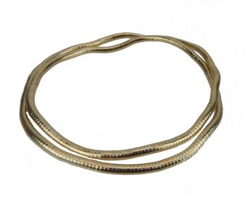 Ella Jonte Schlangenkette, Kette silber- oder goldfarben auch als Armband biegsam formbar