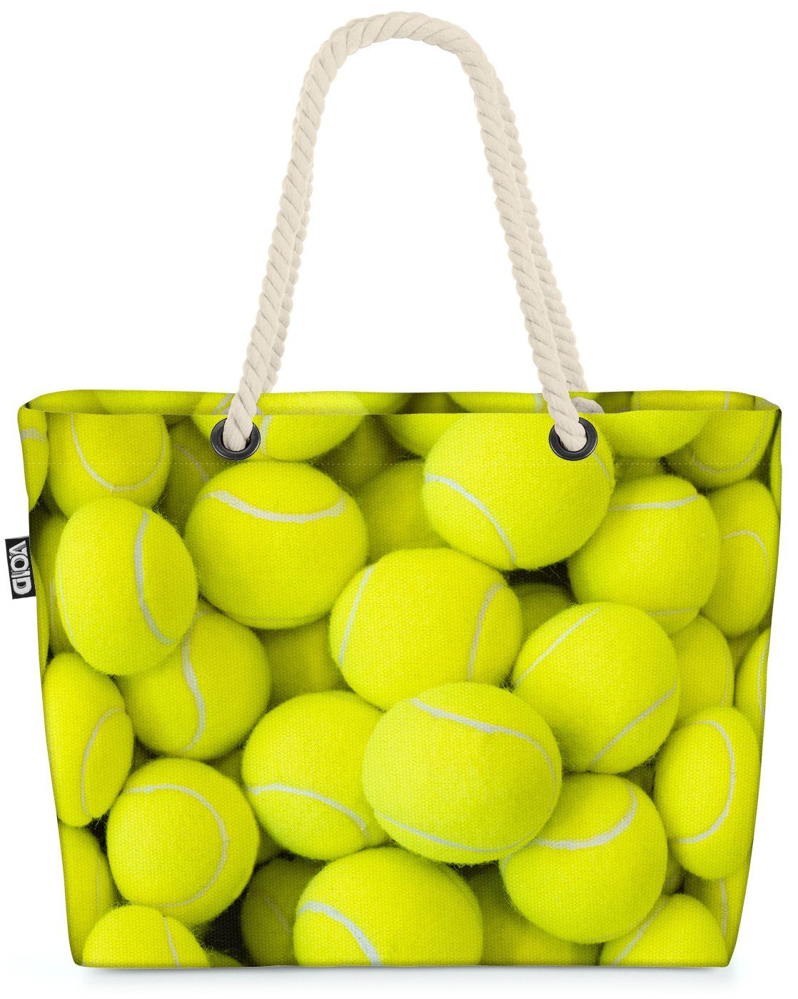 VOID Strandtasche (1-tlg), Tennisbälle Tennis Beach Bag Tennis-Sport Zverev Struff Nadal Federer
