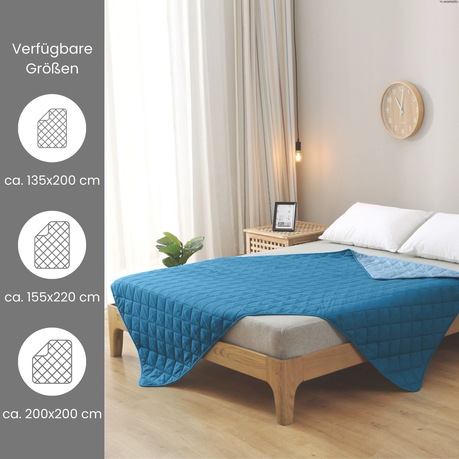 wometo Microfaserbettdecke Camping, 3 Deckengrößen, Füllung: Kunstfaser, OE günstig online kaufen