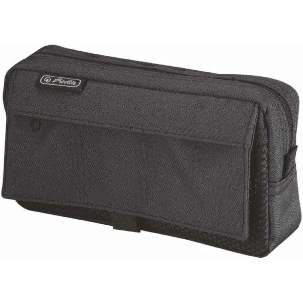 herlitz Schlamper-Etui mit Netztasche, schwarz