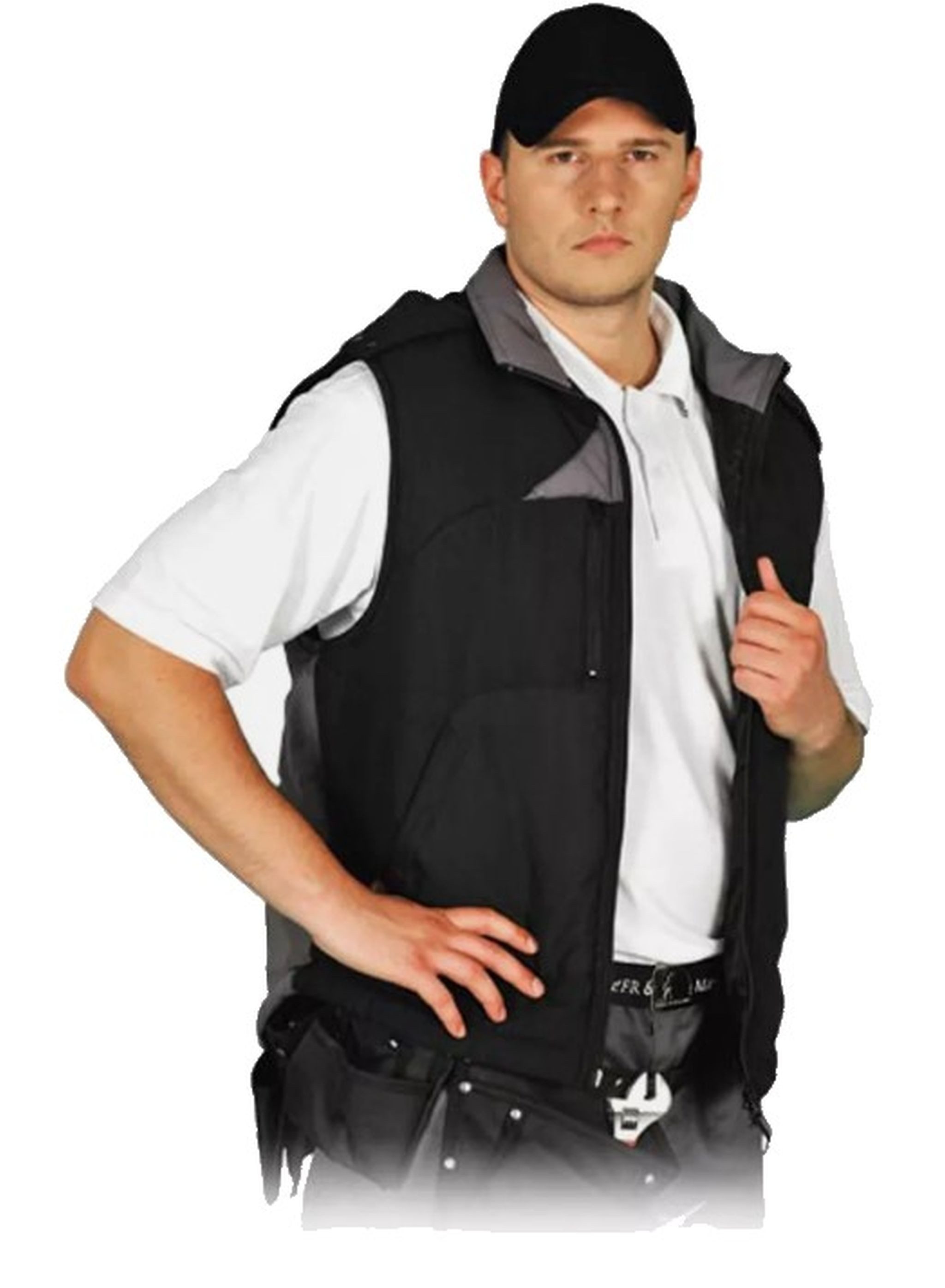 LEBER & HOLLMANN Arbeitsweste Arbeitsweste Bodywarmer Winterweste gefüttert (LH-GOBER)