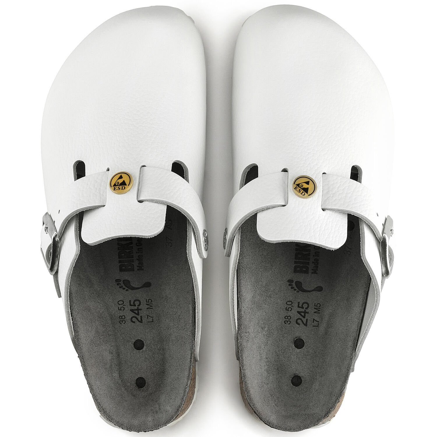 Birkenstock BOSTON ESD Pantolette antistatisch, aus Naturleder – Bild 3 von 5