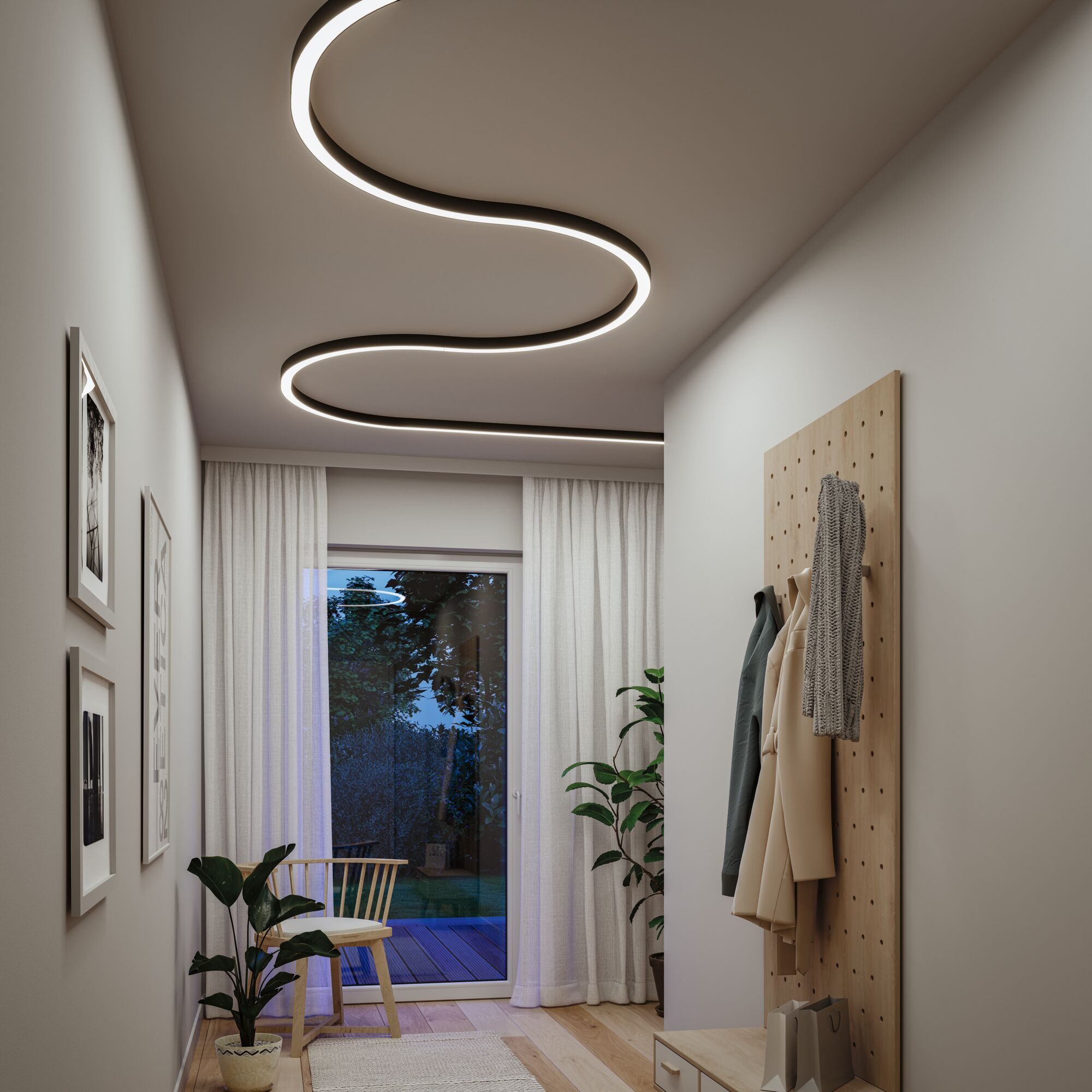 Paulmann Schienensystem-Leuchten Linion Lichtkanal, LED fest integriert, Warmweiß – Bild 3 von 4