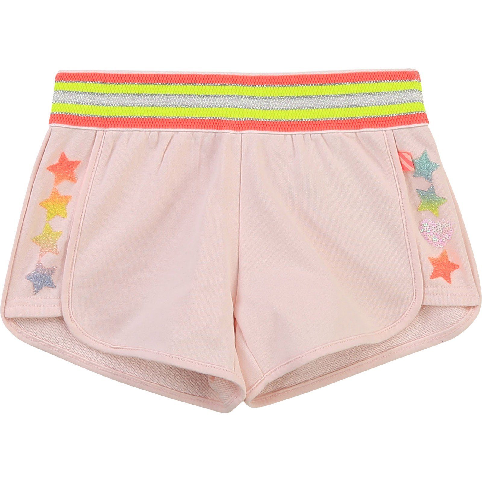 Glitzerbund Shorts Billieblush mehrfarbigem Billieblush Print mit Shorts und Sterne rosa