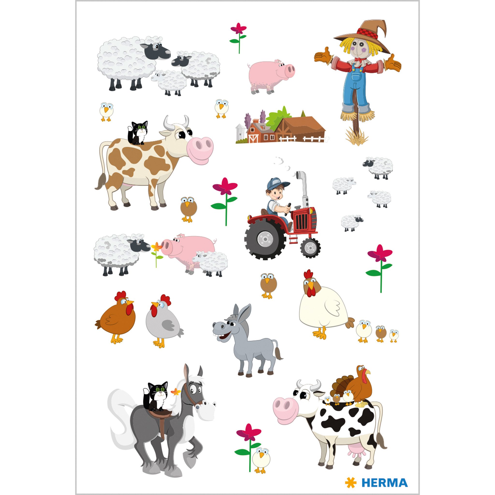 Thumbnail - HERMA Sticker Herma Sticker DECOR Tiere Kleine Farm 1 Bl