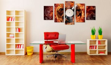 Artgeist Wandbild Brennende Schallplatte