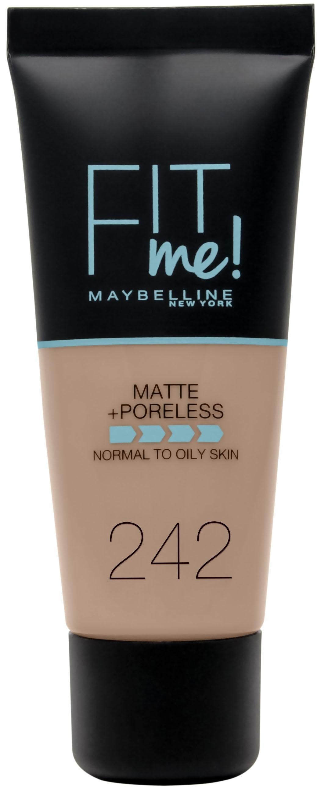 Honey MAYBELLINE Matt&Poreless 242 YORK Light Foundation Nr. FIT NEW ME