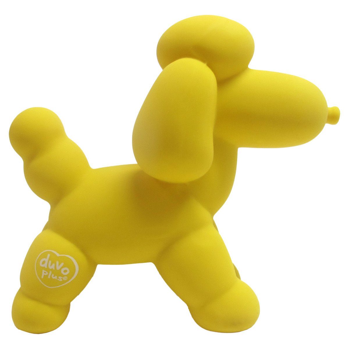 DUVO+ Tierquietschie Hundespielzeug Latex Balloon Poodle gelb