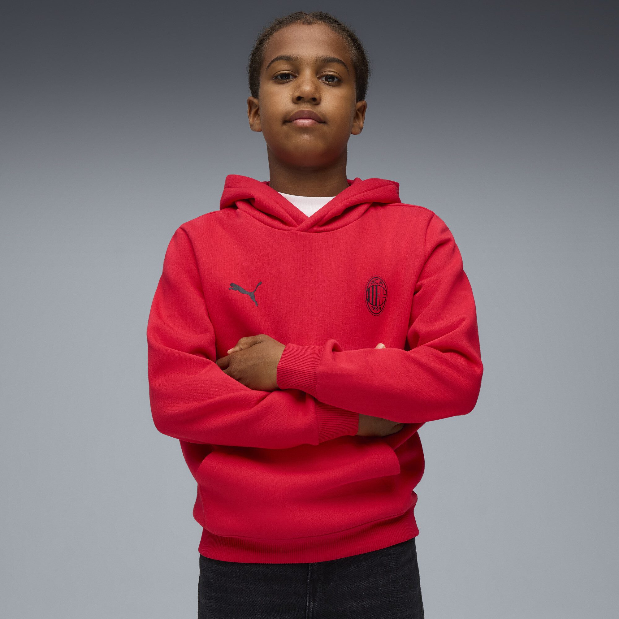 PUMA Sweatjacke AC Milan FtblEssentials Hoodie Jungen