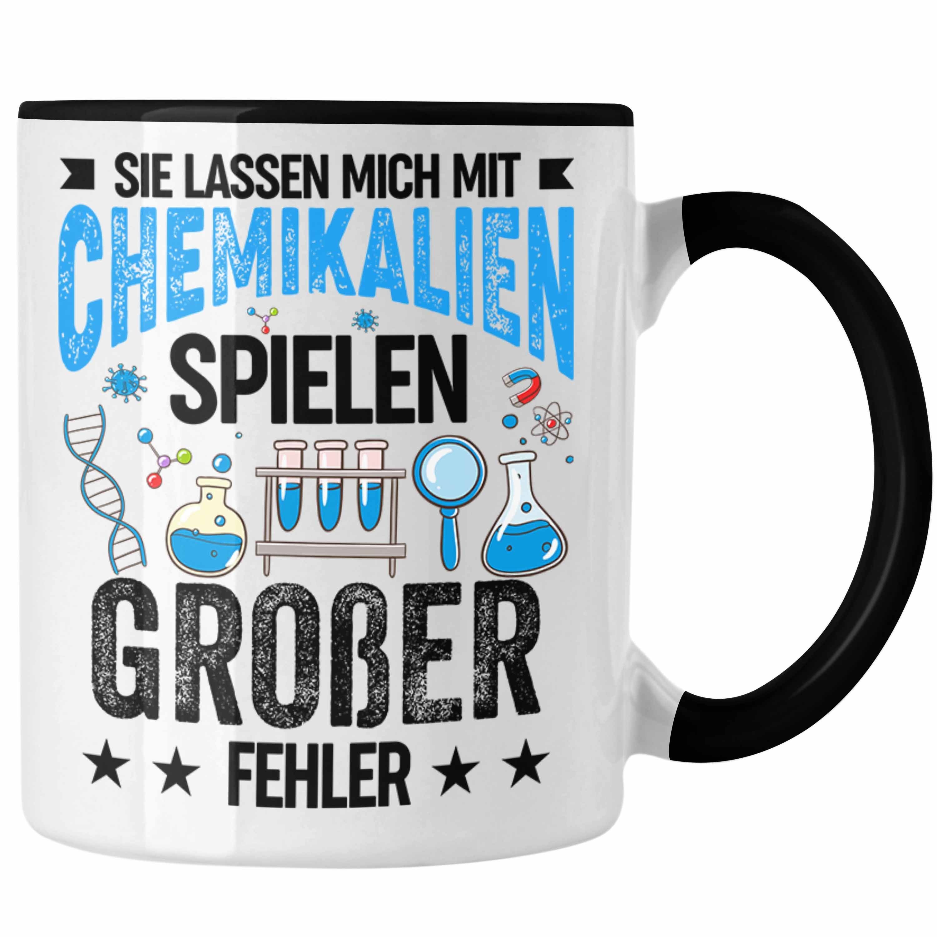 Chemikalien Chemie-Lehrer Schwarz Lassen Chemiker für Spielen Trendation Student Tasse Tasse Trendation - Mich Geschenk Sie Mich