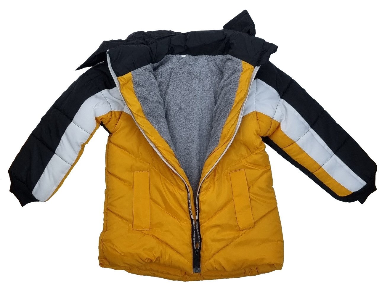 Fashion Boy Steppjacke Jacke Winterjacke gefüttert mit Teddyfell, JH40e